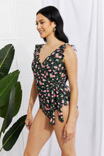 Load image into Gallery viewer, Marina West Swim Full Size Float On Ruffle Faux Wrap One-Piece in Floral

