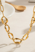 Load image into Gallery viewer, 18K Gold-Plated Stainless Steel Necklace
