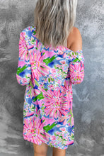 Load image into Gallery viewer, Floral Open Front Long Sleeve Cardigan

