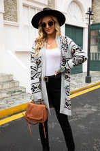 Load image into Gallery viewer, Printed Long Sleeve Cardigan with Pocket
