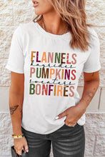Load image into Gallery viewer, FLANNELS PUMPKINS BONFIRES Graphic Tee
