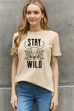 Load image into Gallery viewer, Simply Love Full Size STAY WILD Graphic Cotton Tee
