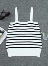 Load image into Gallery viewer, Striped Straight Neck Cami
