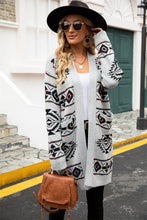 Load image into Gallery viewer, Printed Long Sleeve Cardigan with Pocket
