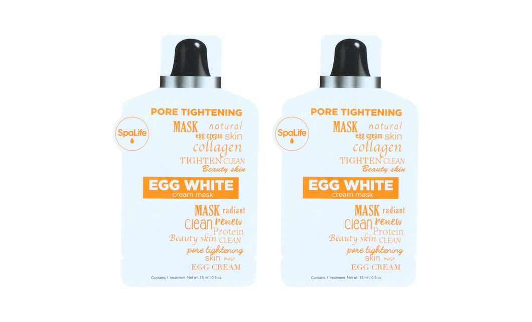 Pore Tightening Egg White Cream Mask - single