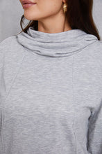 Load image into Gallery viewer, Tied Dropped Shoulder Hoodie
