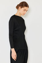 Load image into Gallery viewer, Marina West Swim Pleated Long Sleeve Boatneck Top

