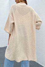 Load image into Gallery viewer, Open Front Drop Shoulder Duster Cardigan
