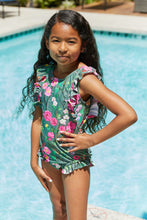 Load image into Gallery viewer, Marina West Swim Bring Me Flowers V-Neck One Piece Swimsuit In Sage
